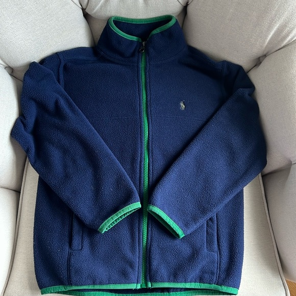 Kids Polo Ralph Lauren Fleece Jacket size Small (8) - Picture 1 of 5